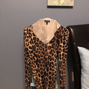 Express Cheetah women’s sweater